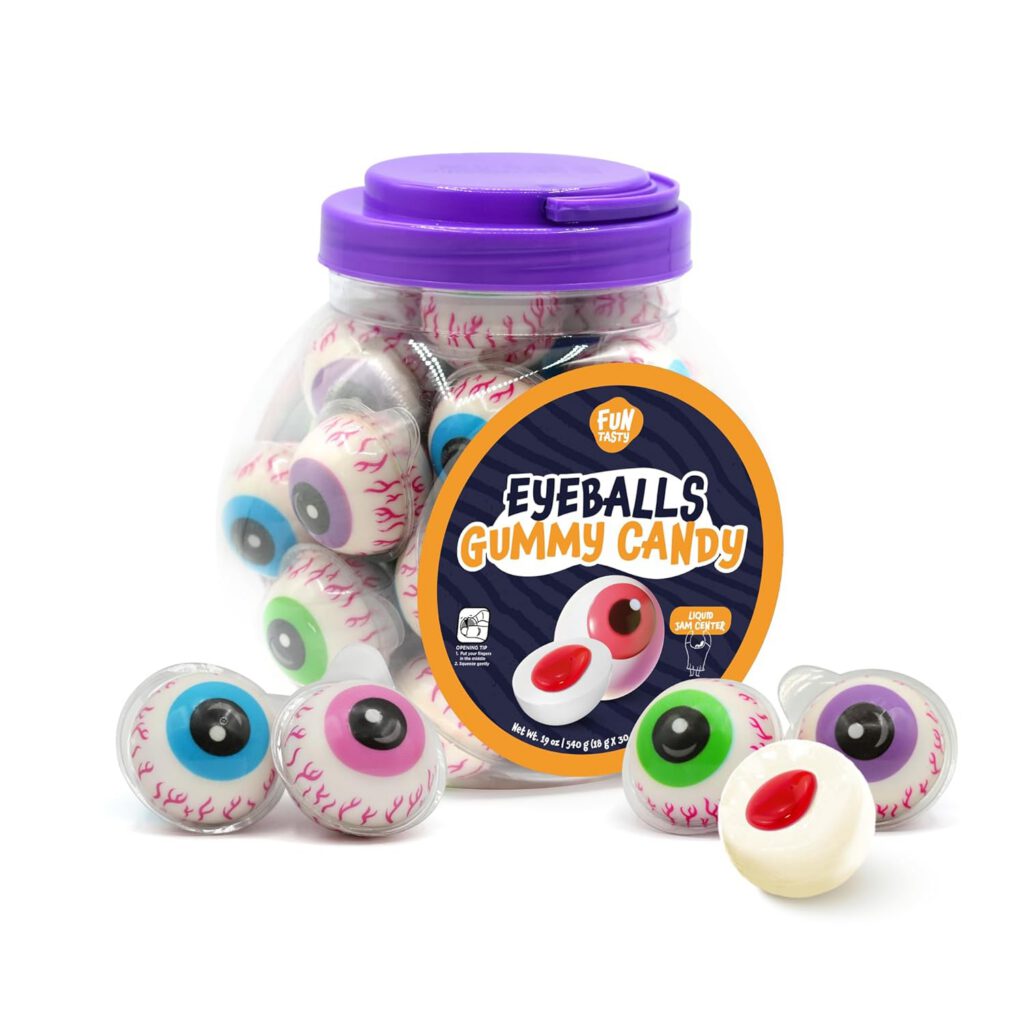 Eyeballs Gummy Candy – Jam Filled