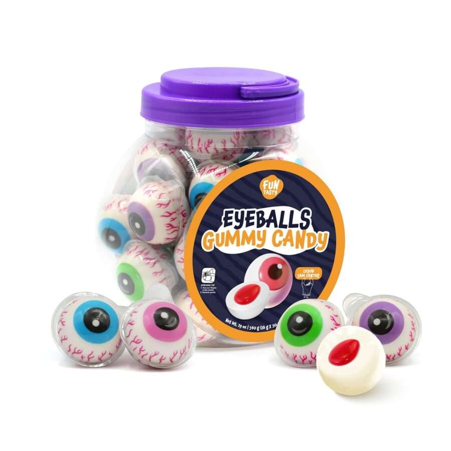 Eyeballs Gummy Candy – Jam Filled