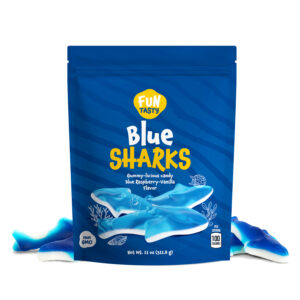 Blue Sharks Gummy Candy