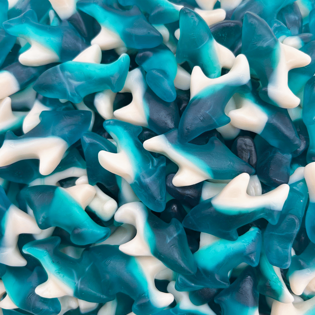 Blue Sharks Gummy Candy