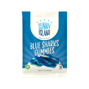Blue Sharks Gummy Candy