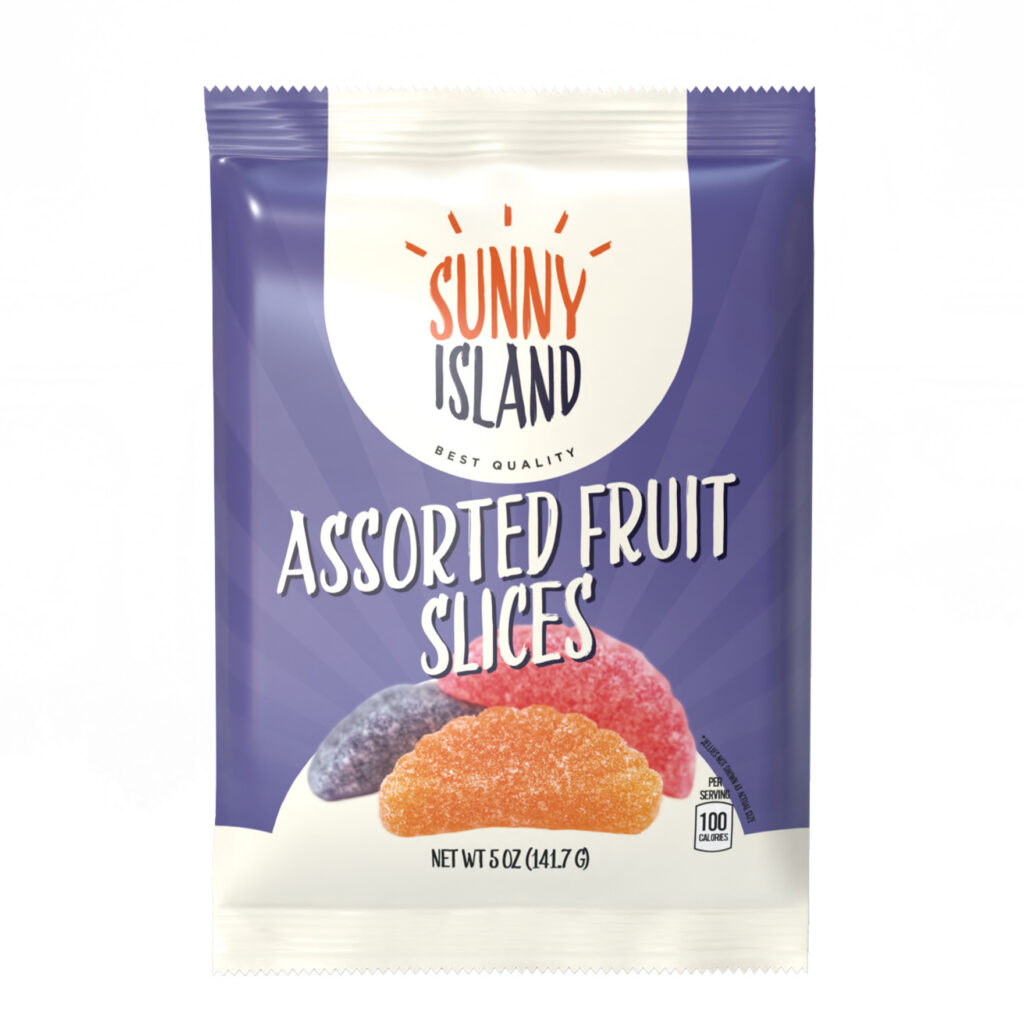 Assorted Fruit Slices Starch Jelly Candy