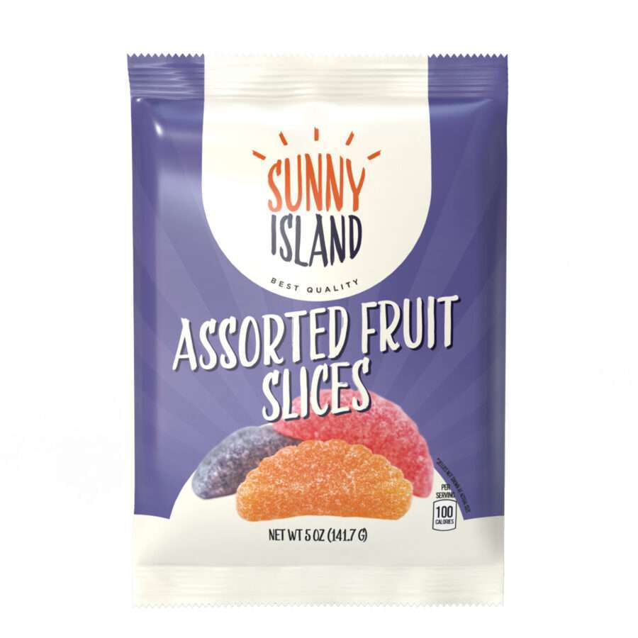 Assorted Fruit Slices Starch Jelly Candy