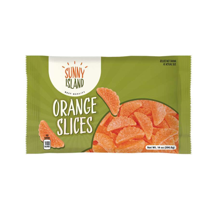 Orange Slices Starch Jelly Candy
