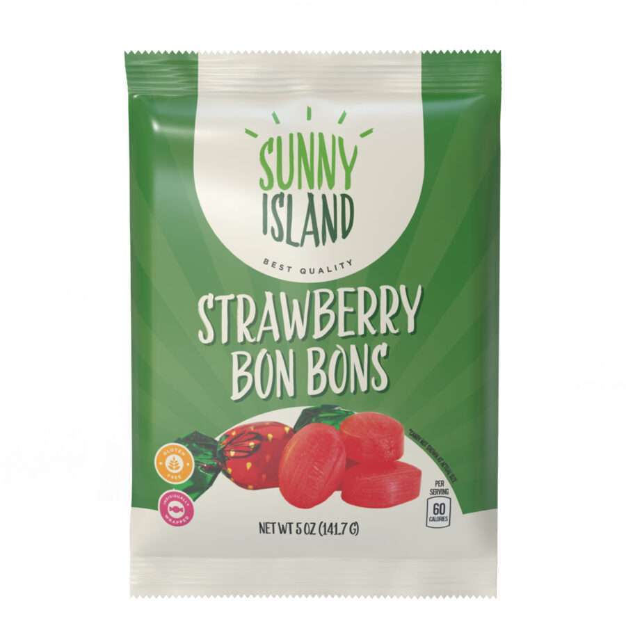 Strawberry Bon Bons Hard Candy