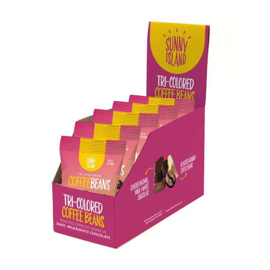 Tri-Colored Coffee Beans