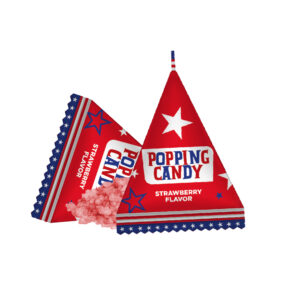 Strawberry Flavored Popping Rock Candy