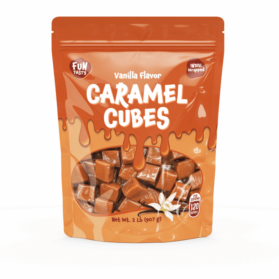 Caramel Cubes Vanilla Flavor