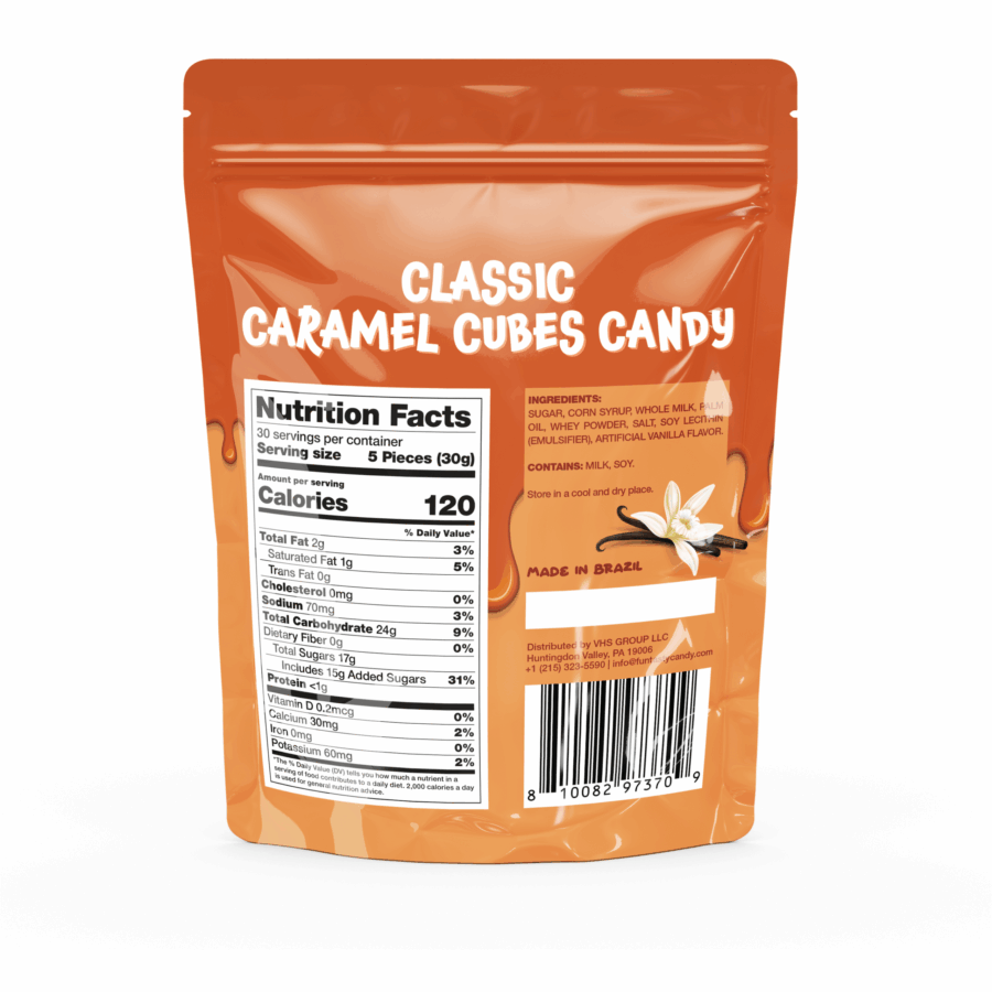 Caramel Cubes Vanilla Flavor