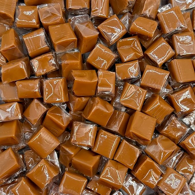 Sea Salt Caramel Cubes Candy