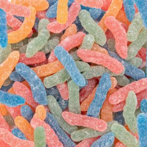 Sour Worms Starch Jelly Candy
