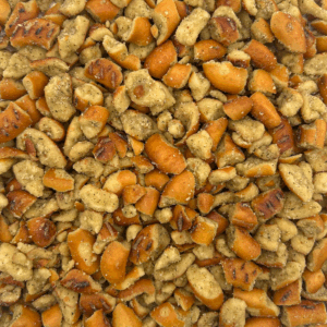 Spicy Dill Pickle Broken Pretzel Pieces