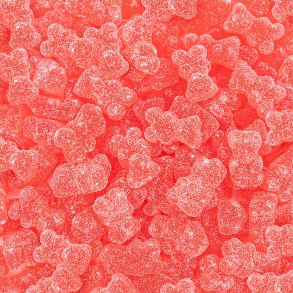 Sour Strawberry Bear Starch Jelly Candy