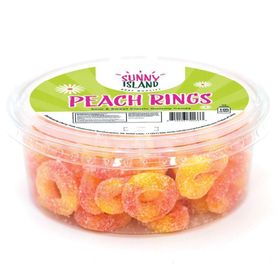 Peach Rings Gummy Candy