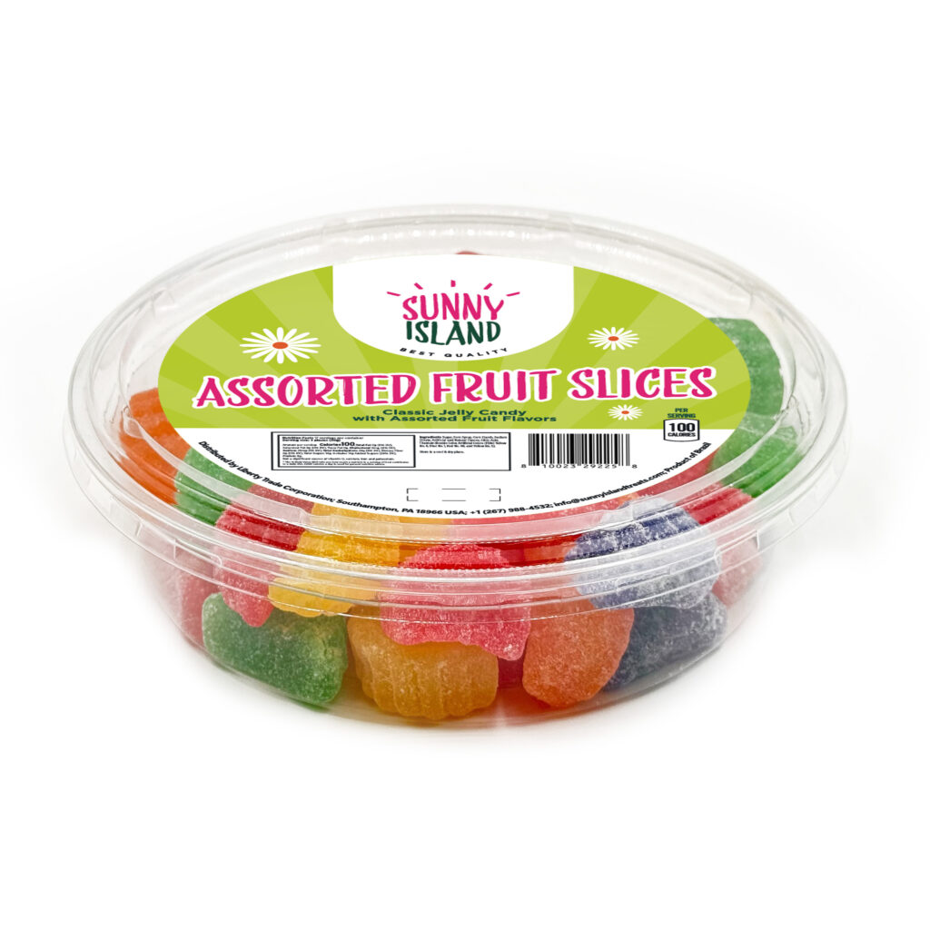 Assorted Fruit Slices Starch Jelly Candy