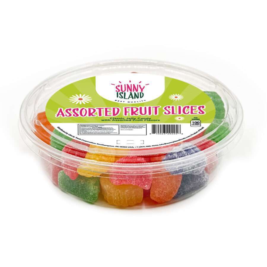 Assorted Fruit Slices Starch Jelly Candy