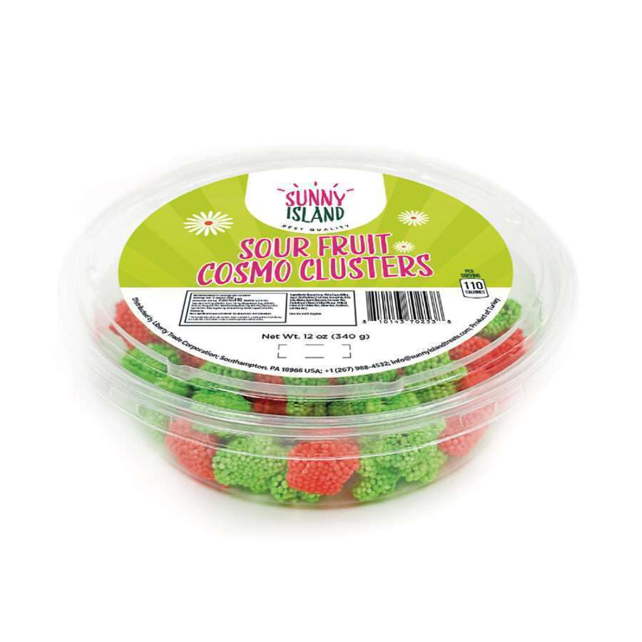 Sour Fruit Cosmo Clusters Candy
