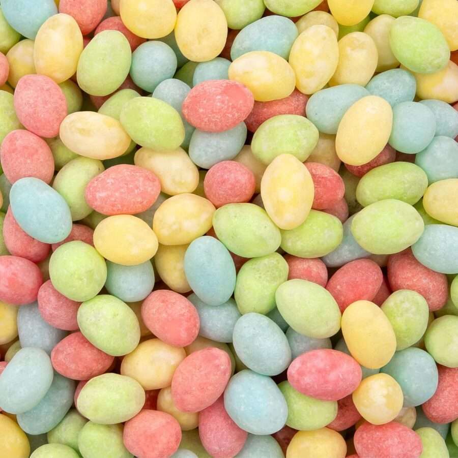 Sour Jelly Beans Candy, Pastel