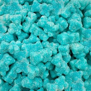 Blue Sour Baby Bear Starch Jelly Candy, Tutti-Frutti Flavor