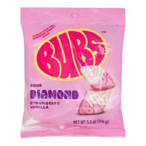 BUBS Sour Diamond Strawberry Vanilla