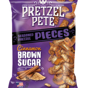 Cinnamon Brown Sugar Seasoned Pretzels Pieces