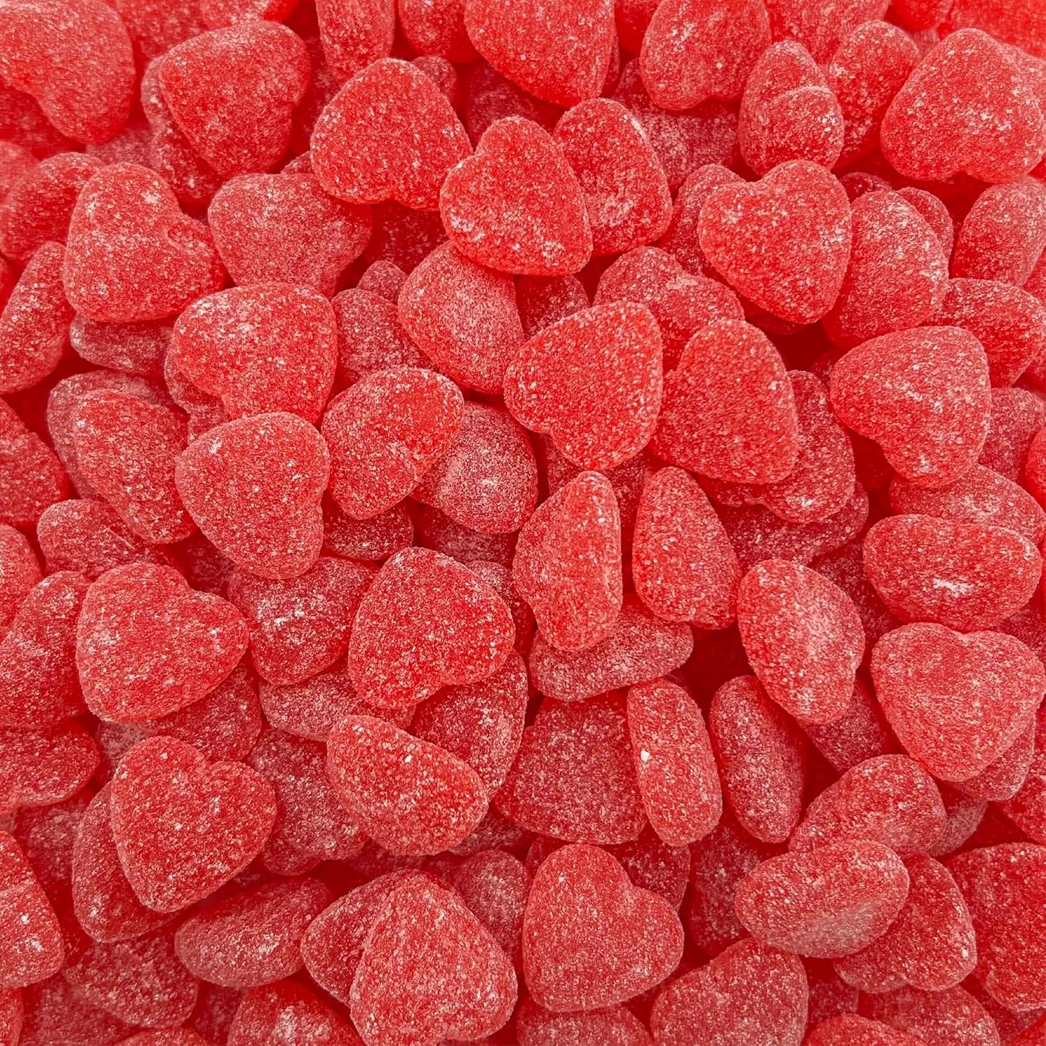 Cherry Jelly Hearts Starch Jelly Candy