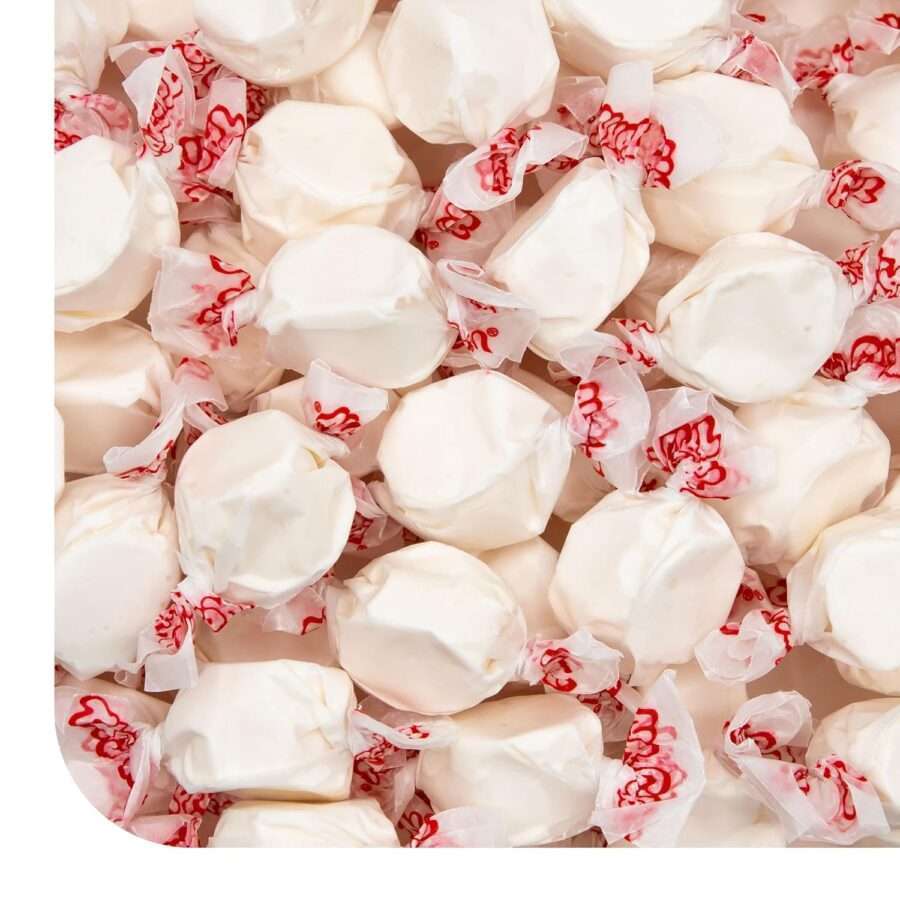 Vanilla salt water taffy candy