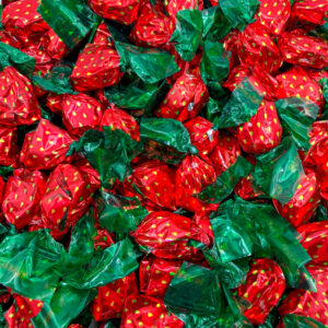 Strawberry Bon Bon Single Twist Hard Candy