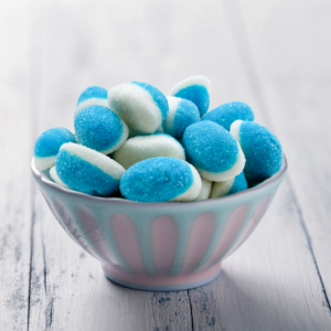 Blue Raspberry Puffs Gummy Candy